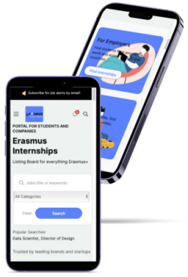Erasmus Internships advertise